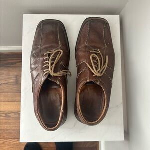 Sandro Men's Dark Brown Leather Oxfords